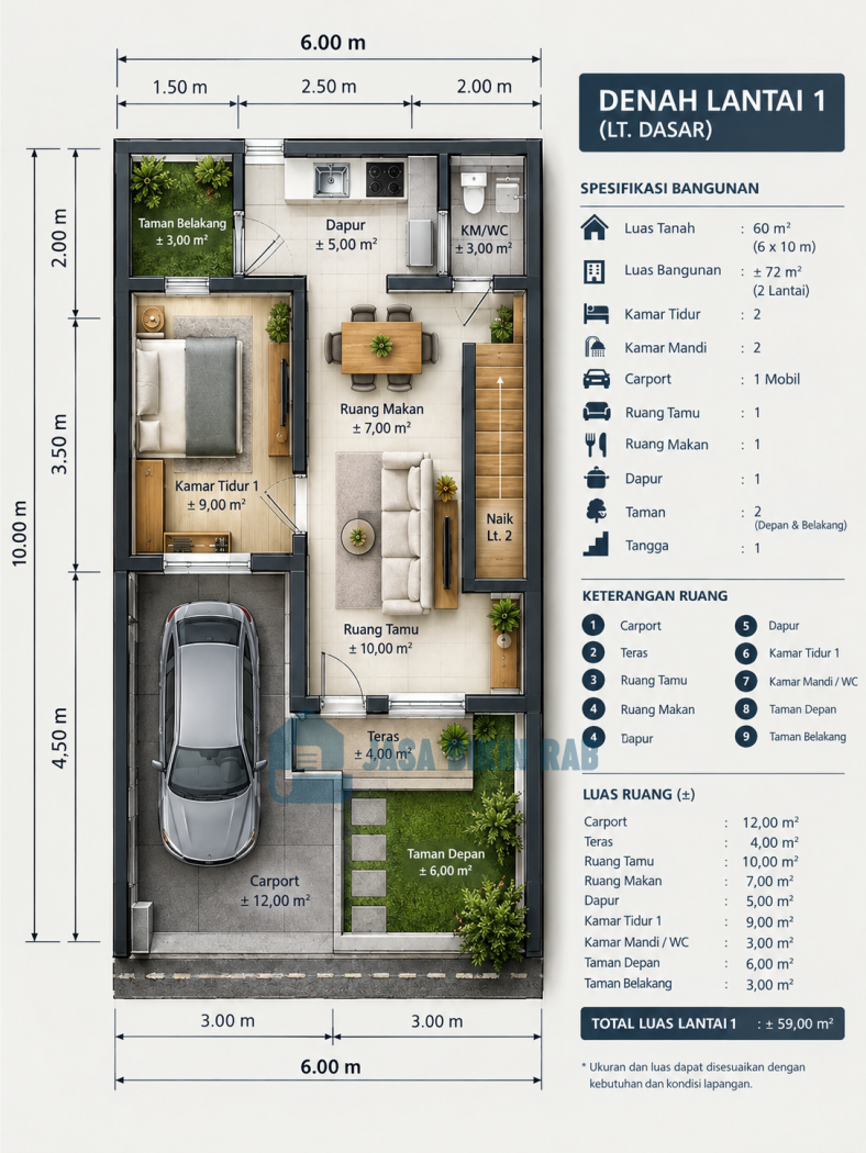 Jasa Pembuatan Desain Layout 2D